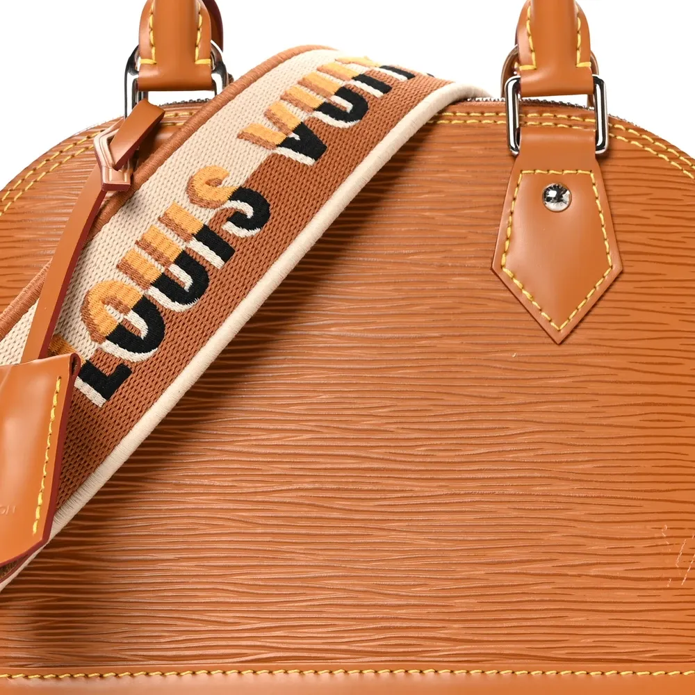 Superfake Louis Vuitton Alma BB in Honey Gold Epi Leather - Image 6