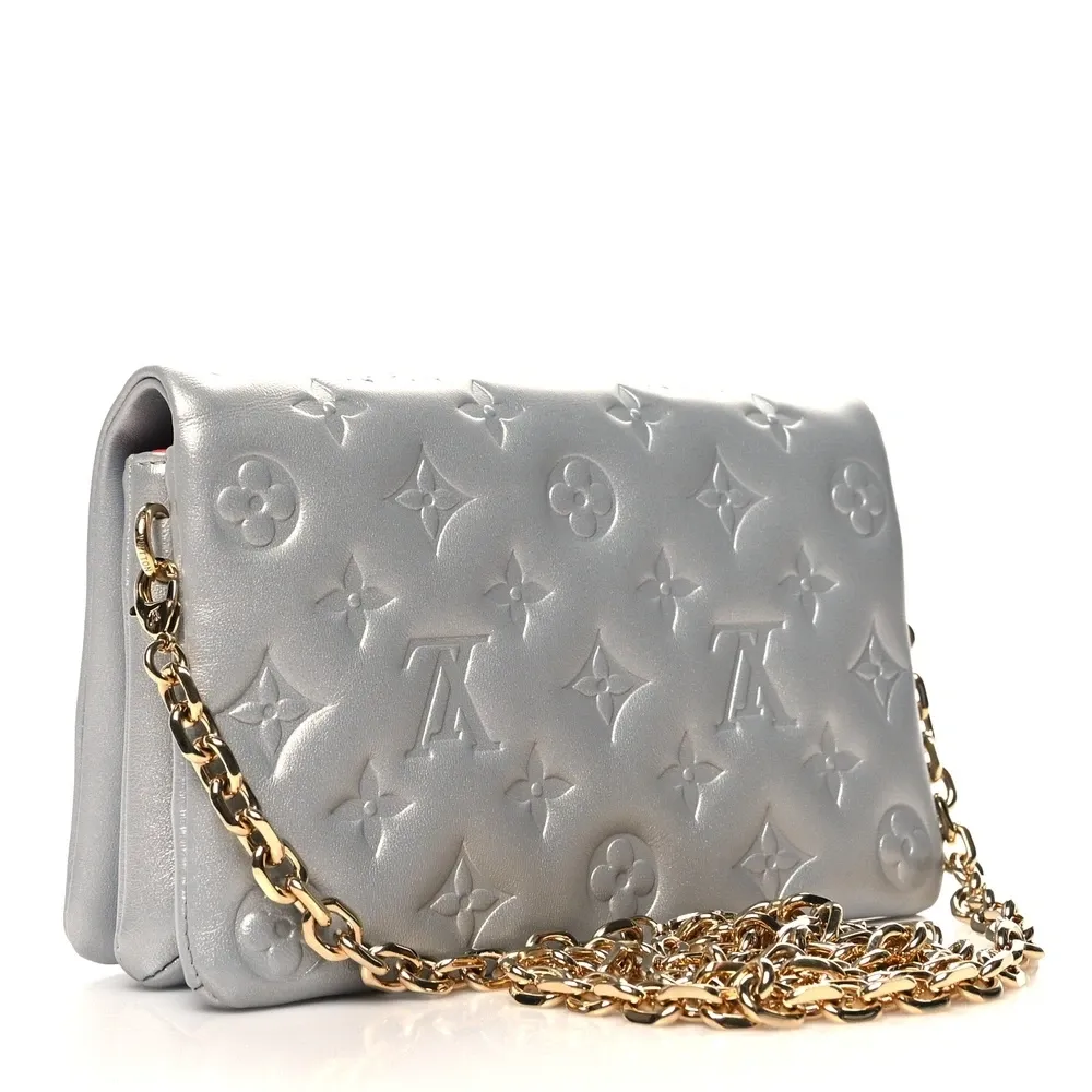 Replica Louis Vuitton Pochette with Gold Hardware - Image 6