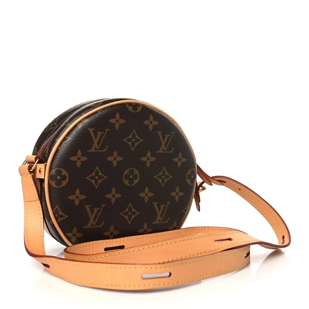 Replica Louis Vuitton Monogram Boîte Chapeau PM with Gold Details - Image 5