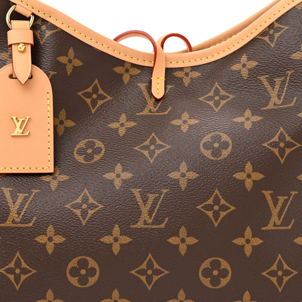 High End Fake Louis Vuitton Monogram Canvas Carryall Shoulder Bag - Image 15