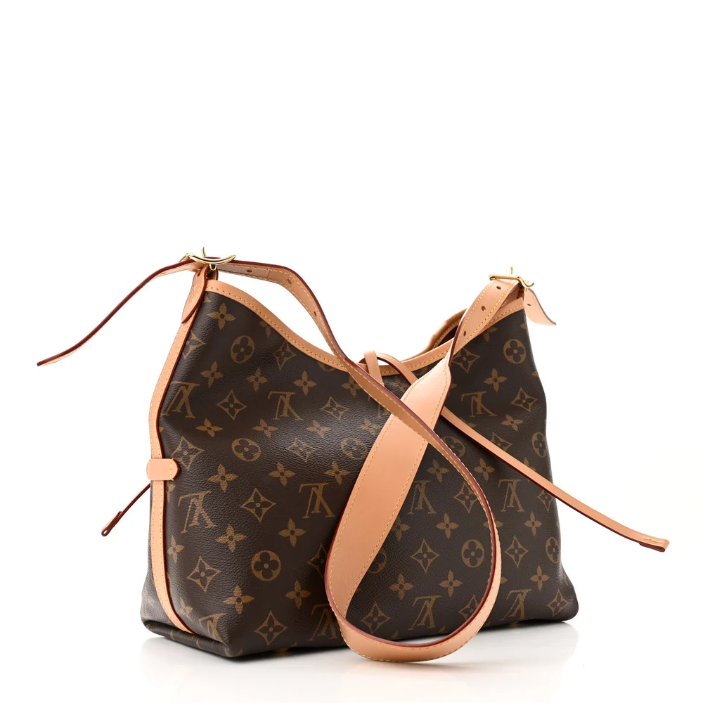 High End Fake Louis Vuitton Monogram Canvas Carryall Shoulder Bag - Image 9