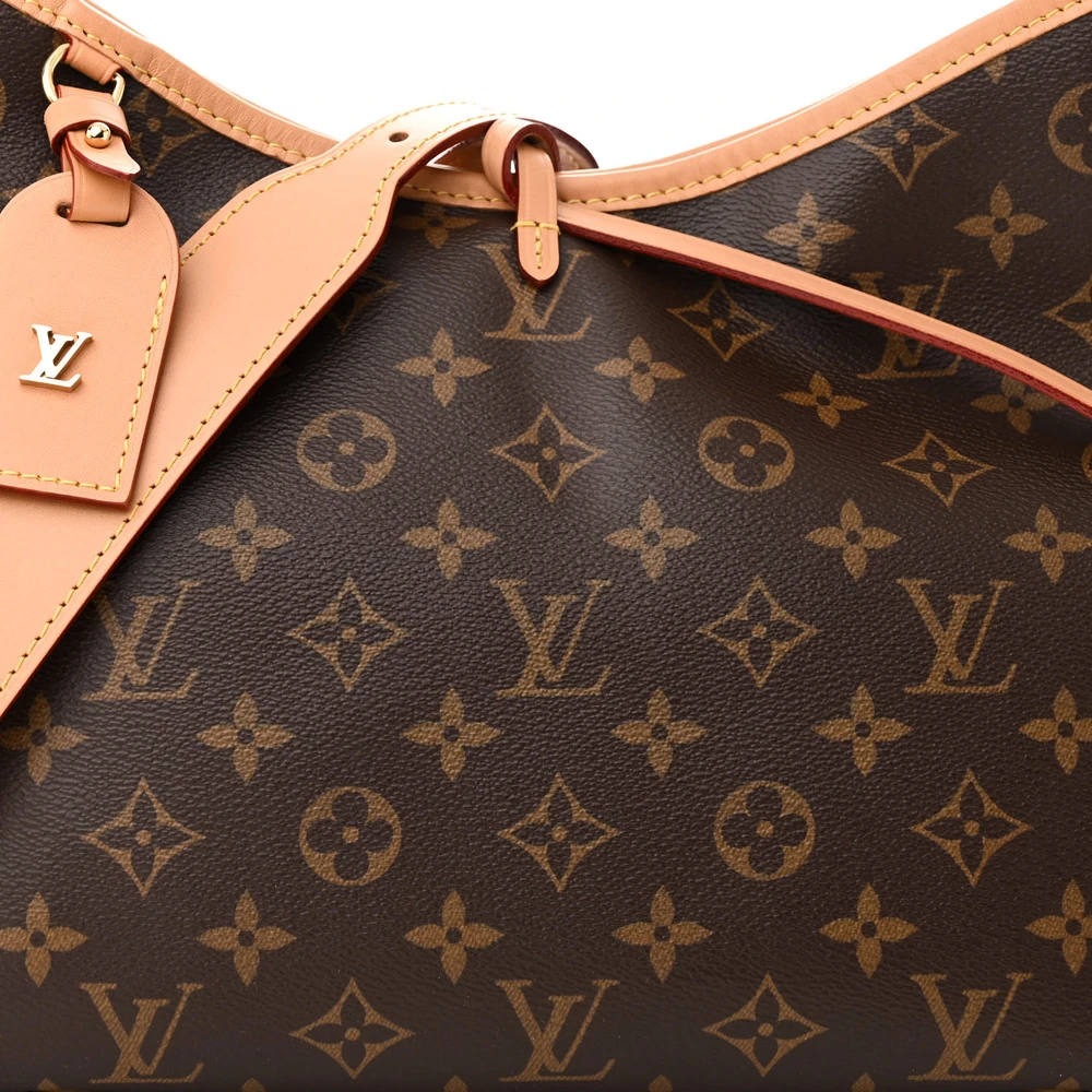 High End Fake Louis Vuitton Monogram Canvas Carryall Shoulder Bag - Image 6