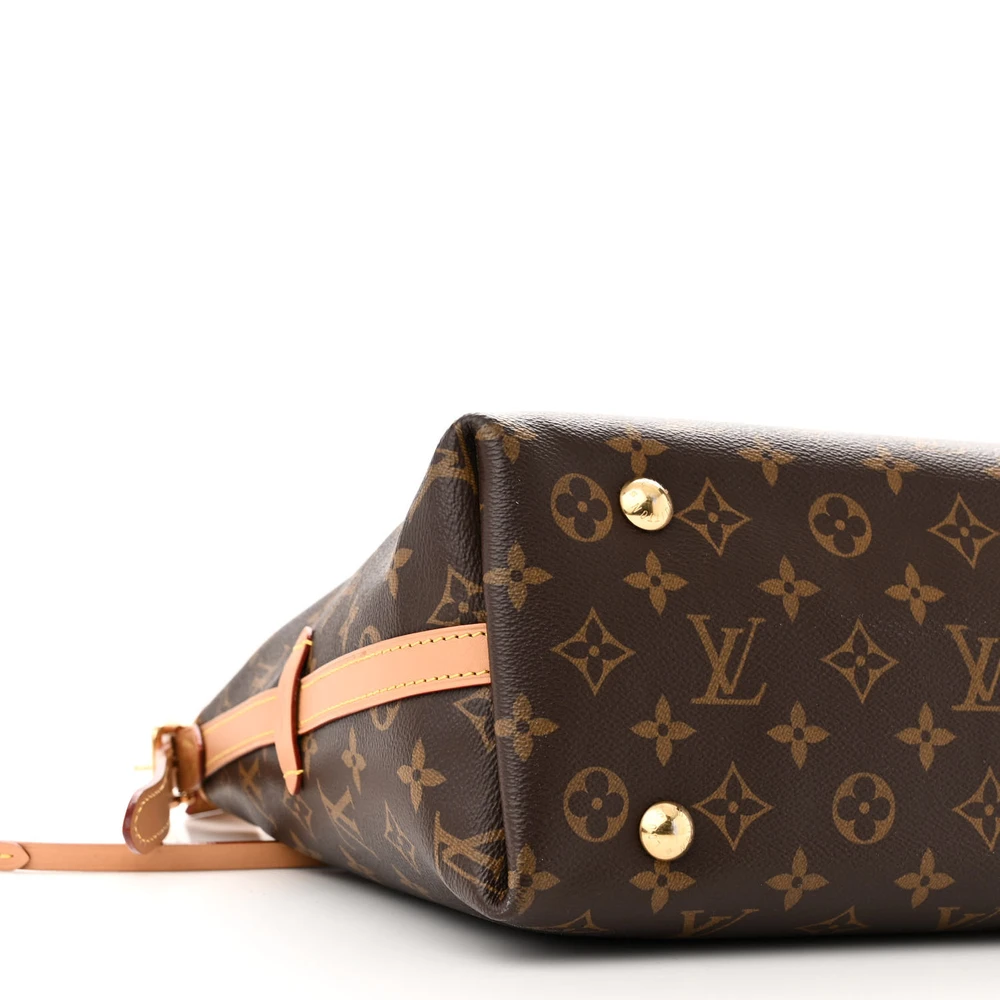 High End Fake Louis Vuitton Monogram Canvas Carryall Shoulder Bag - Image 2