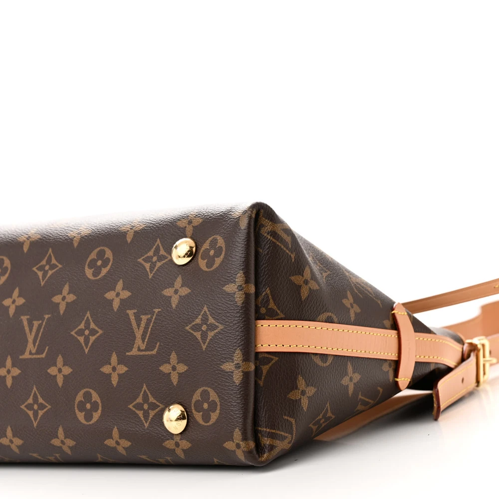 High End Fake Louis Vuitton Monogram Canvas Carryall Shoulder Bag - Image 8