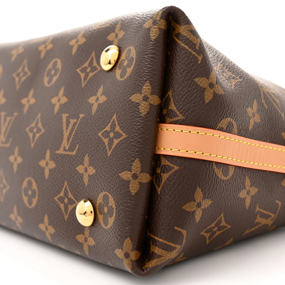High End Fake Louis Vuitton Monogram Canvas Carryall Shoulder Bag - Image 11