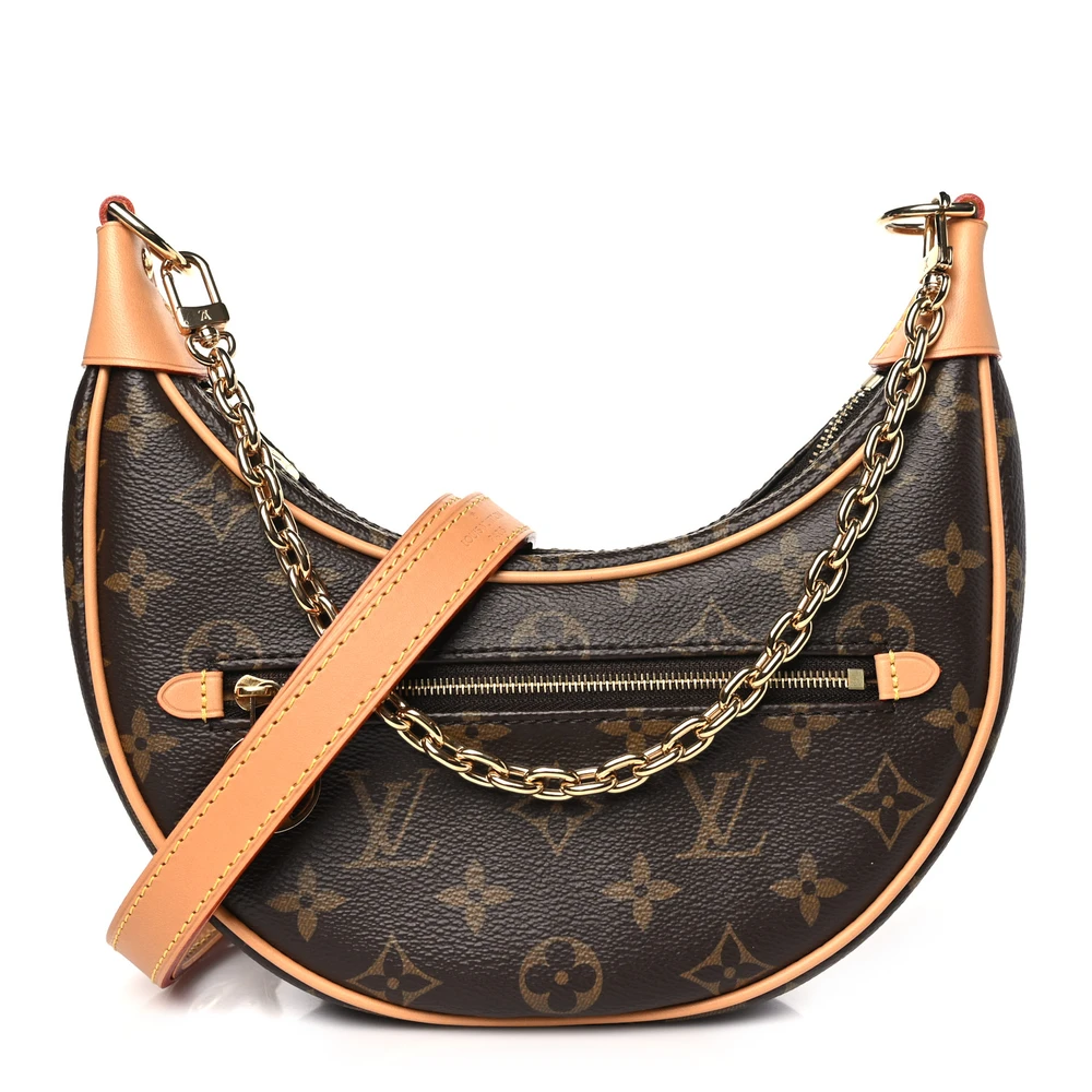 Monogram Canvas Louis Vuitton Loop PM Replica with Gold Hardware