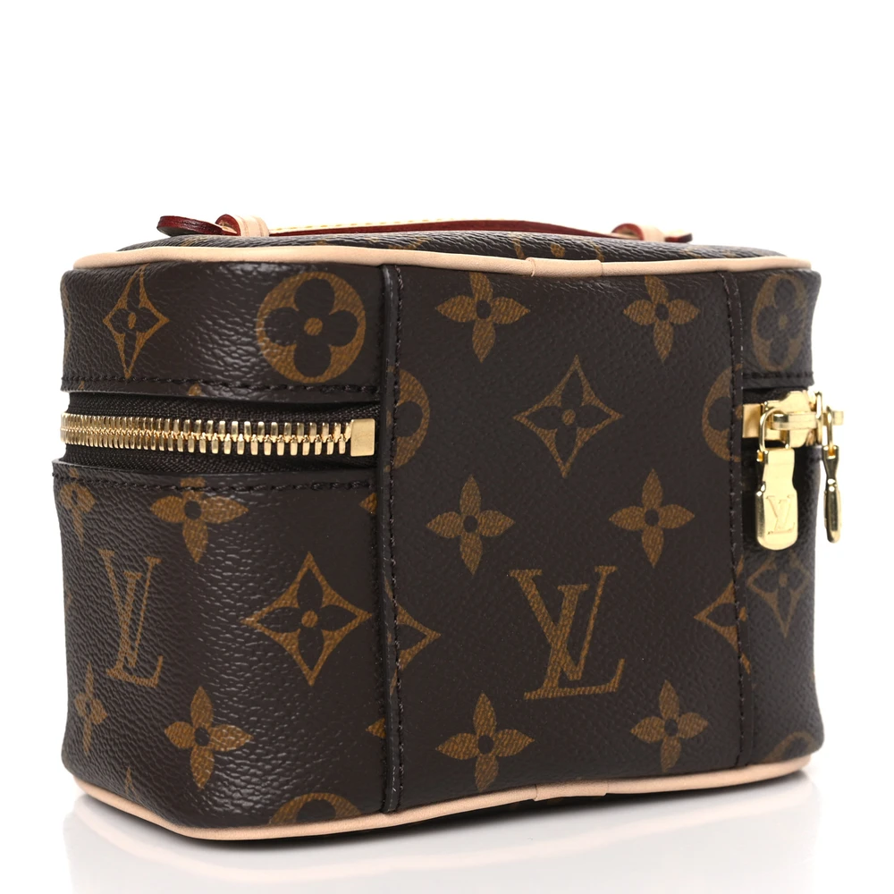 Superfake Louis Vuitton Monogram Nano Nice – Gold Hardware - Image 8