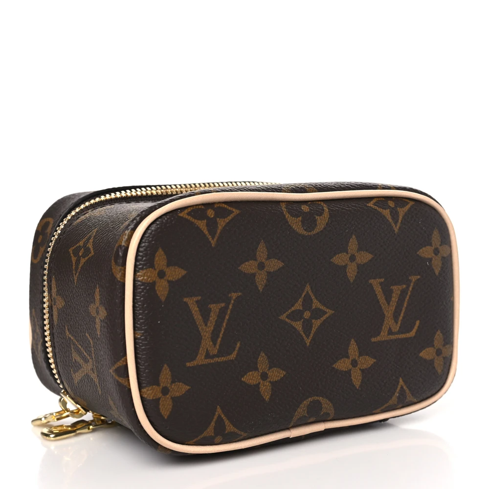 Superfake Louis Vuitton Monogram Nano Nice – Gold Hardware - Image 7