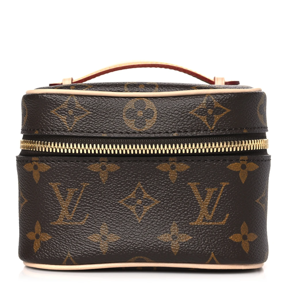 Superfake Louis Vuitton Monogram Nano Nice – Gold Hardware