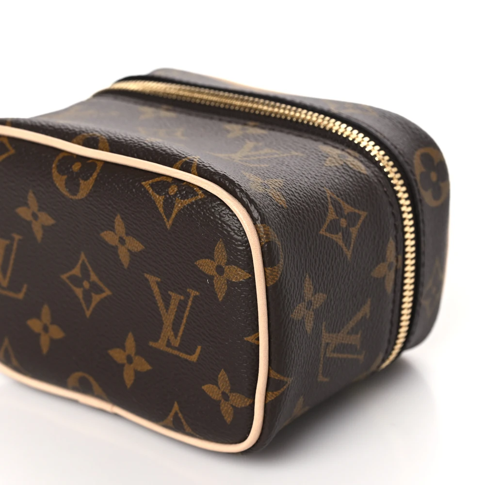 Superfake Louis Vuitton Monogram Nano Nice – Gold Hardware - Image 2