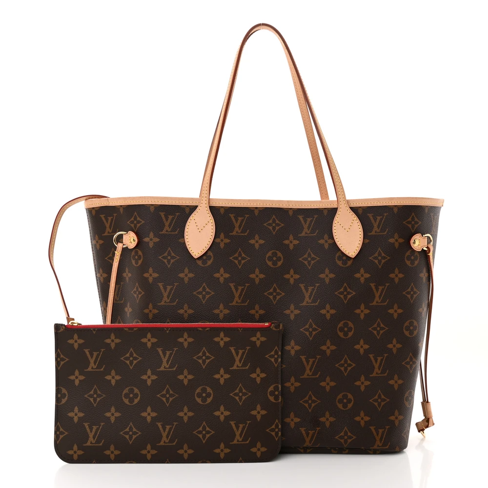 Mirror Quality Louis Vuitton Neverfull MM Replica with Cherry Interior - Image 9