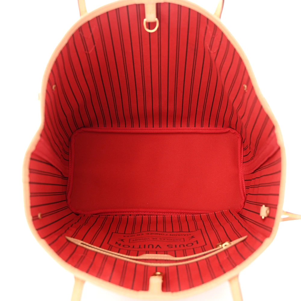 Mirror Quality Louis Vuitton Neverfull MM Replica with Cherry Interior - Image 4