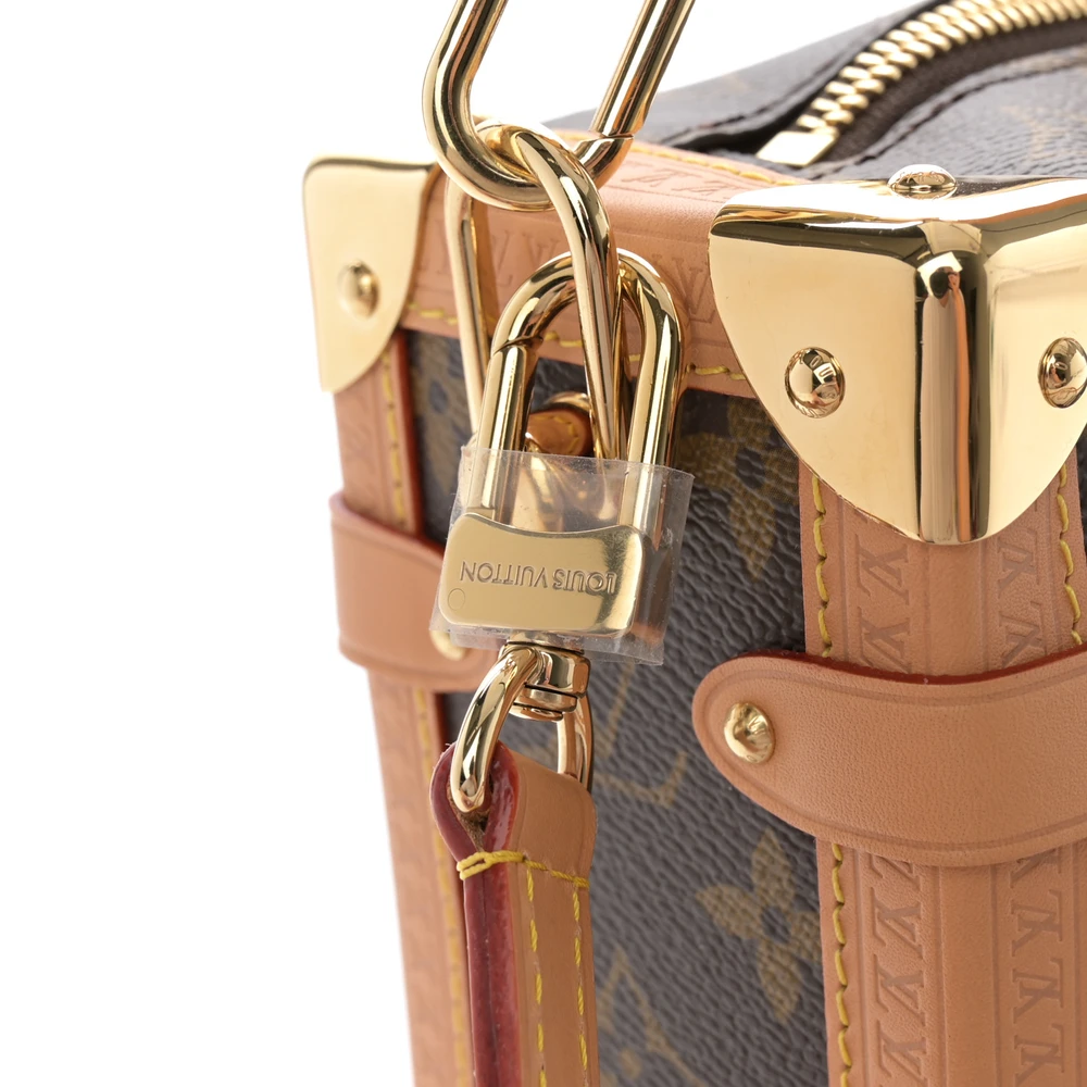 Louis Vuitton Side Trunk MM Gold Hardware Mirror Quality Replica - Image 6