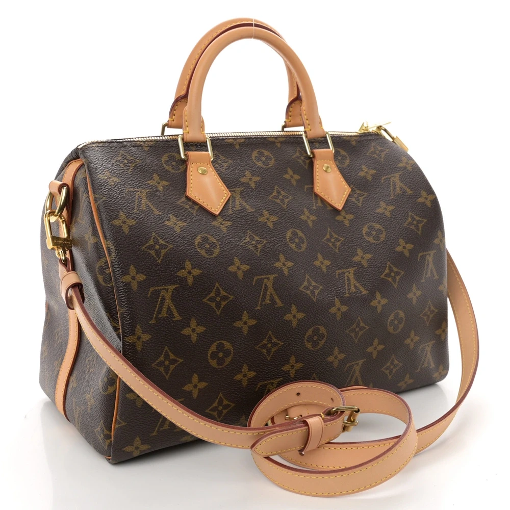 LV Speedy Bandoulière Monogram brown high quality replica - Image 3