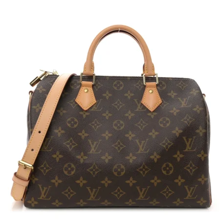 LV Speedy Bandoulière Monogram brown high quality replica