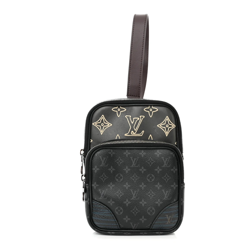 Louis Vuitton Monogram Eclipse Sling Bag Replica – Mirror Quality