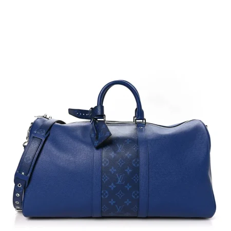 Replica Louis Vuitton Keepall 50 – Pacific Blue & Monogram Elegance