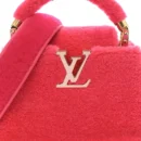 Replica Louis Vuitton Mini Capucines – Shearling & Rose Gold Elegance