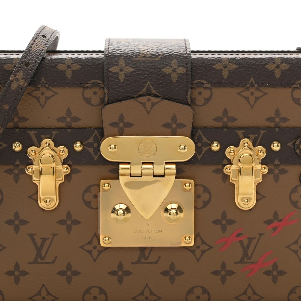 Superfake Louis Vuitton Reverse Petite Malle MM Replica Handbag - Image 6