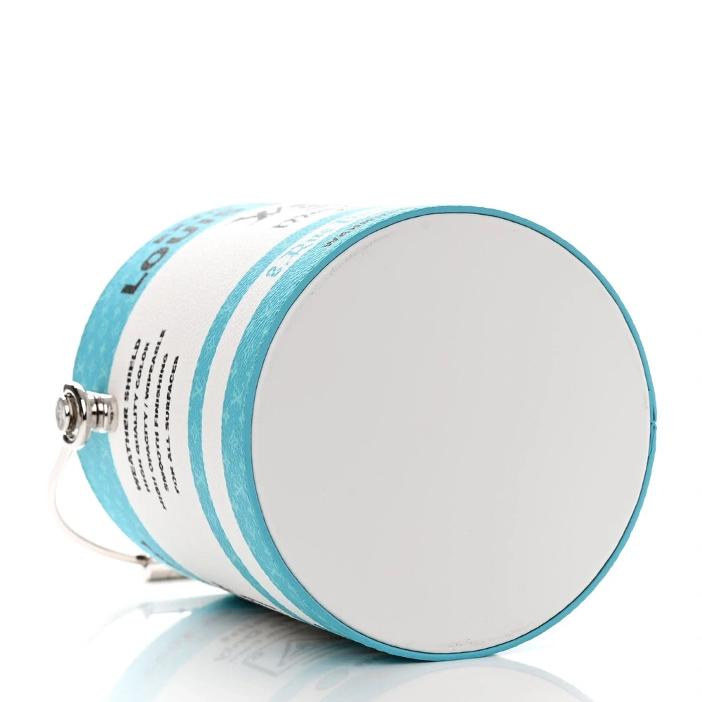 Mirror Quality Louis Vuitton Turquoise Paint Can Replica Handbag - Image 6