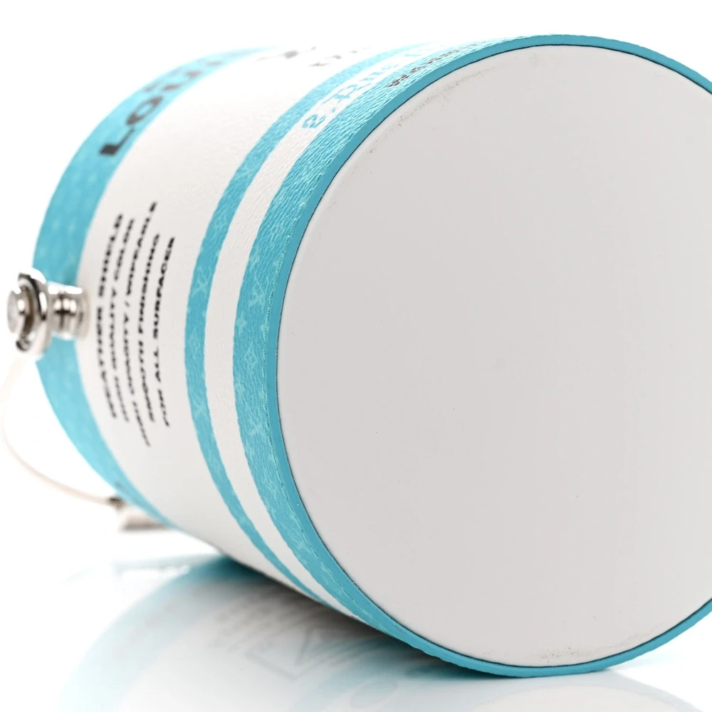 Mirror Quality Louis Vuitton Turquoise Paint Can Replica Handbag - Image 2